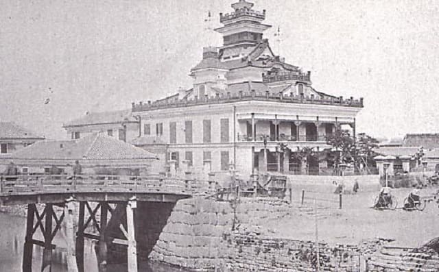 兜町（現在の東京都中央区日本橋兜町）にあった第一国立銀行の本店
