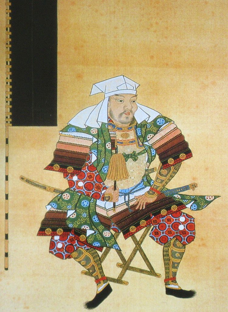 政宗の父・伊達輝宗の肖像（長谷川養辰 画、仙台市博物館所蔵）