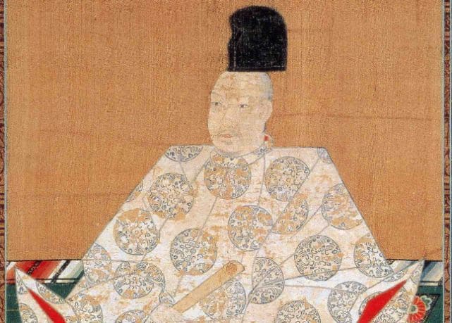 正親町天皇の肖像画（京都・泉涌寺蔵）