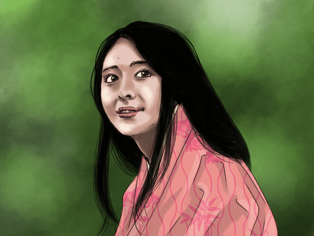 八重姫のイラスト