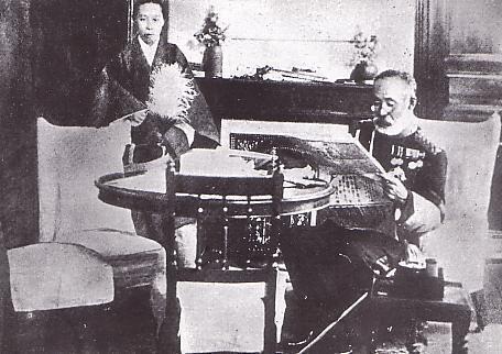 自決当日の乃木夫妻（出典：wikipedia）