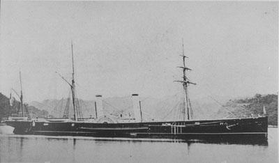 春日丸（wikipediaより。1878年頃の写真）