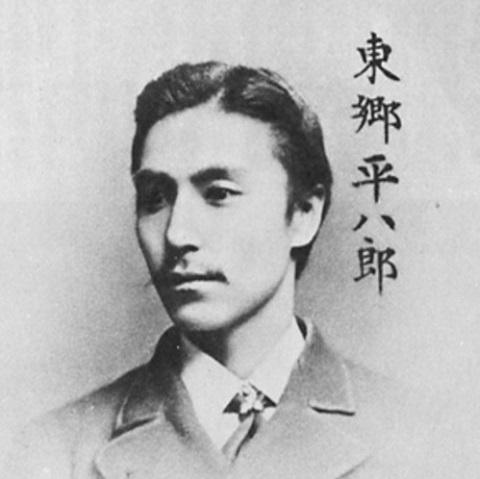 1877年、留学時の東郷平八郎（wikipediaより）
