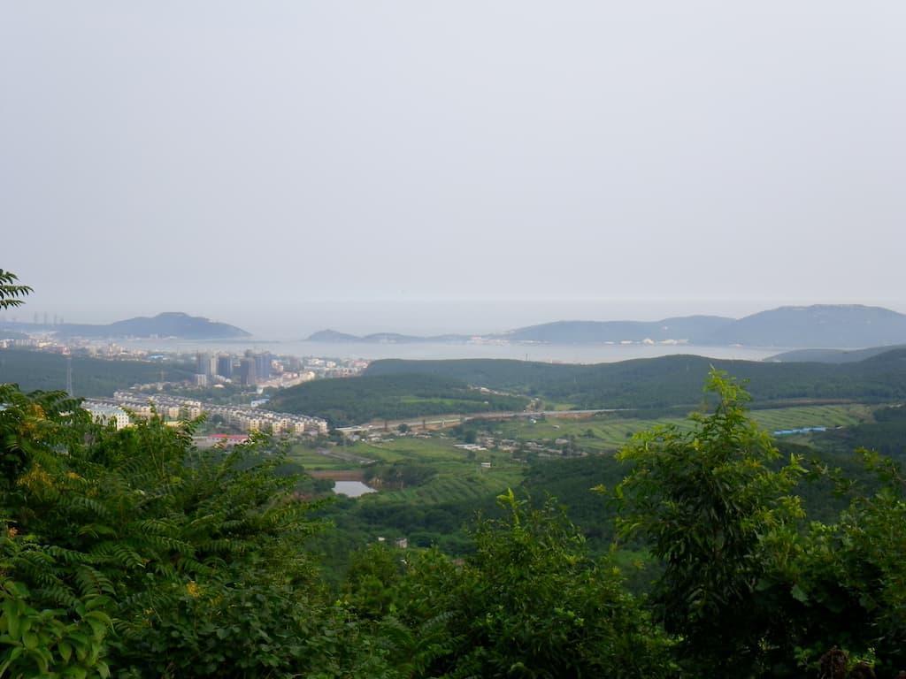 二〇三高地から見た旅順港