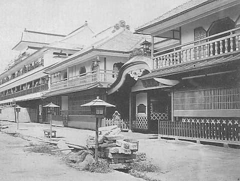 新吉原（1872年頃、出典：wikipedia）