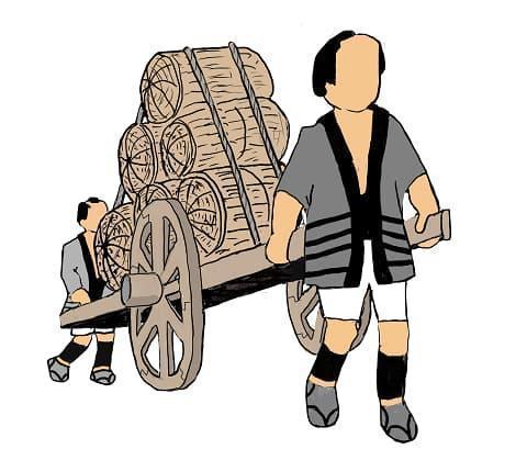 大八車