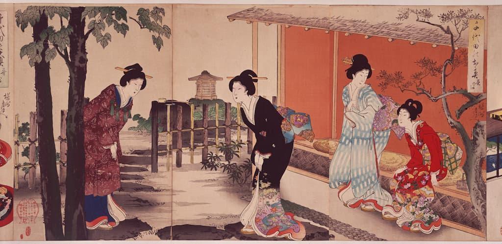 『千代田之大奥』(橋本周延画、出典:ColBase)