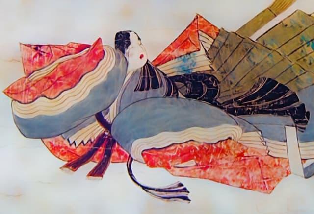 佐竹本三十六歌仙絵巻 いせ（イラスト）