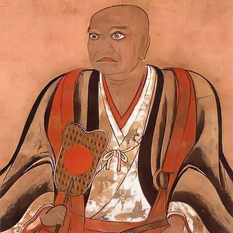 立花道雪の像（イラスト）