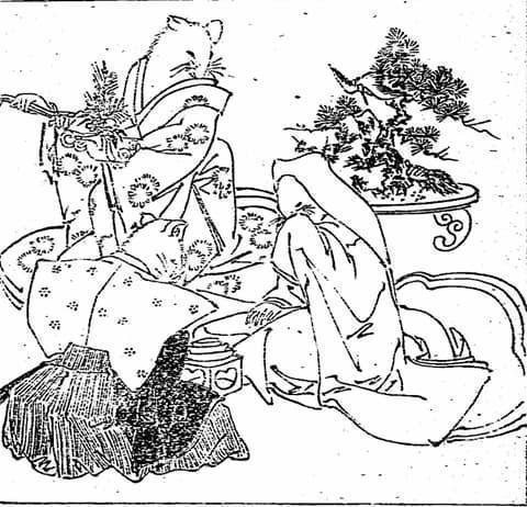 白ネズミの嫁入りの話(『修身のすすめ : 幼年教育』より。出典:国立国会図書館デジタルコレクション)
