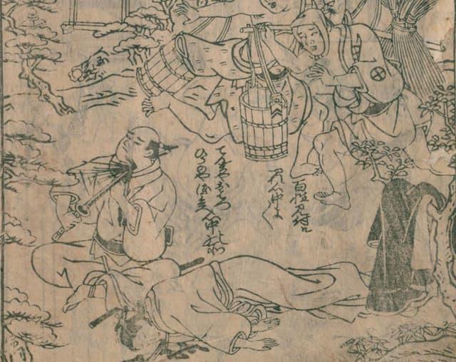 『非人敵討』より(出典:国立国会図書館デジタルコレクション)