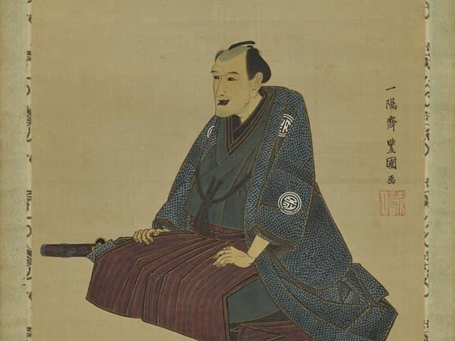 山東京伝の肖像(出典:ColBase)