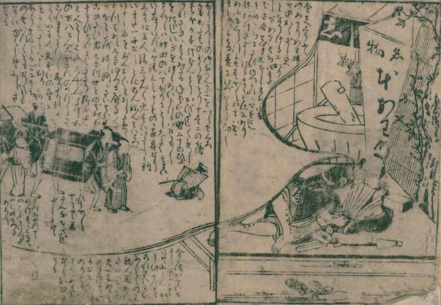 『金々先生栄花夢 : 2巻』より（出典：国立国会図書館デジタルコレクション）