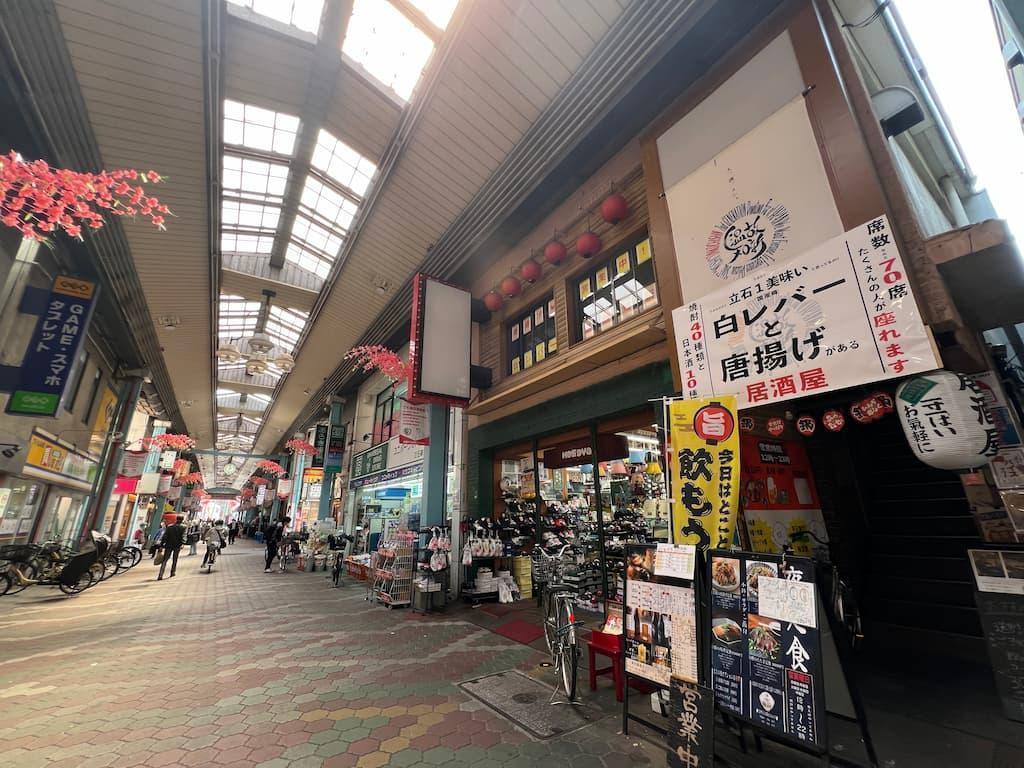 駅南口の立石駅前通り