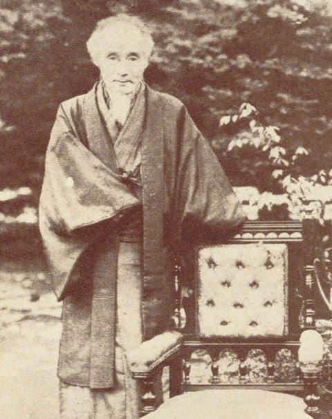 晩年の勝海舟（出典：国立国会図書館　近代日本人の肖像）