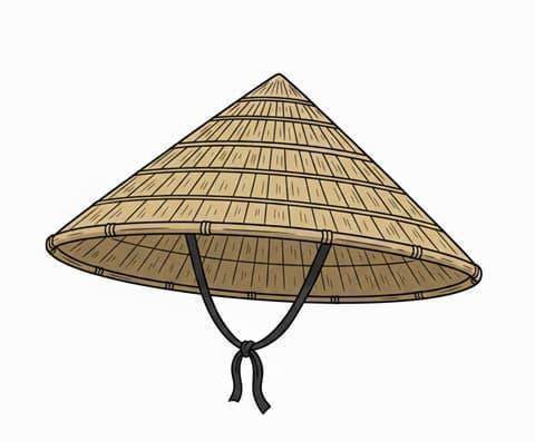 編み笠のイメージ