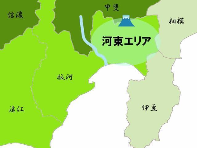 争奪の対象となった「河東」の概ねの場所