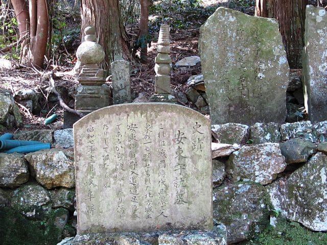 岐阜県岐阜市龍峰寺にある安藤守就の墓（出所：<a href="https://ja.wikipedia.org/wiki/%E5%AE%89%E8%97%A4%E5%AE%88%E5%B0%B1" target="_blank">wikipedia</a>）