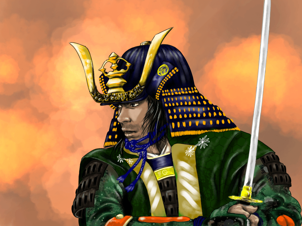 島左近のイラスト