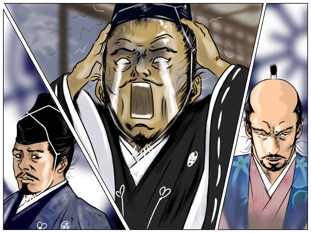 本能寺ノイローゼ説のイラスト