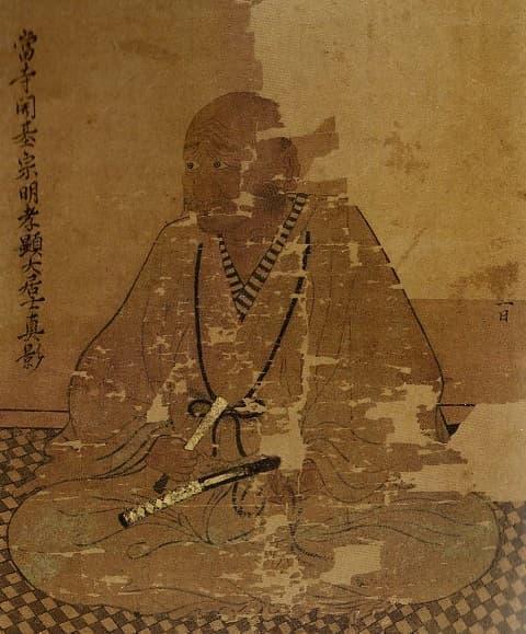 結城政朝と伝わる肖像画（茨城県結城市・孝顕寺所蔵、出典：wikipedia）