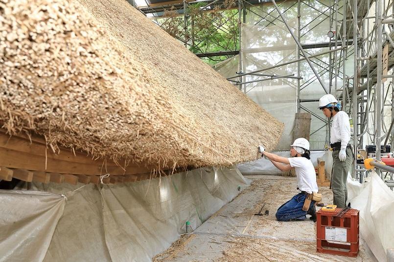 旧東慶寺仏殿 屋根葺き替え工事