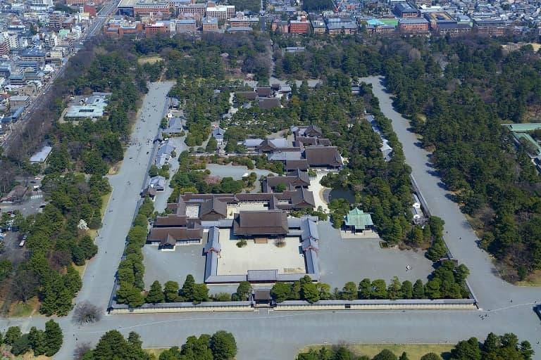 京都御所　空撮