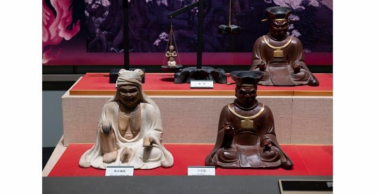 興禅寺奪衣婆像・十王像模型(横浜市歴史博物館蔵)